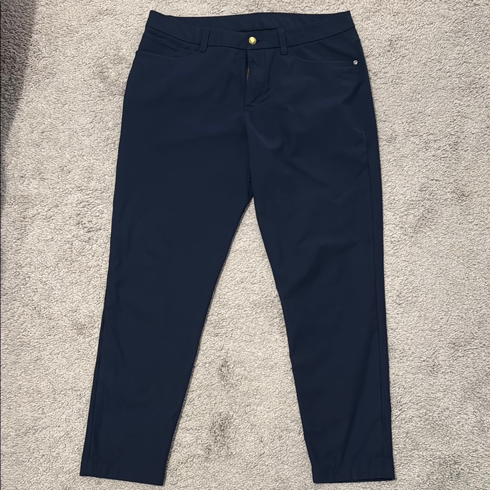 Men's Lululemon ABC Slim 5 pocket pants 34x32 Navy